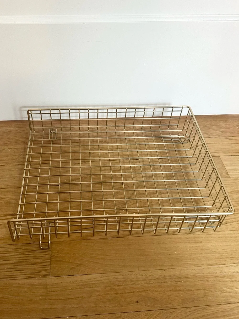 Grid Wire Letter Tray - Gold